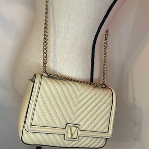 CREAM CROSS-BODY PURSE